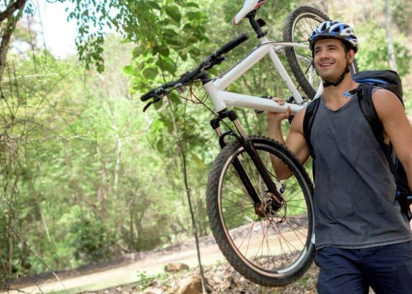 biking