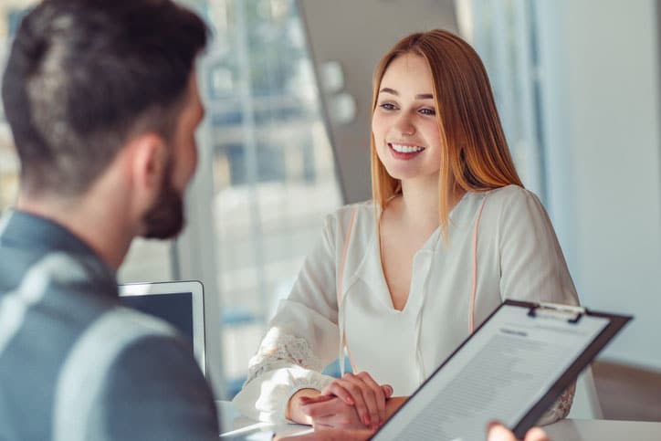 Entrevista profesional de trabajo