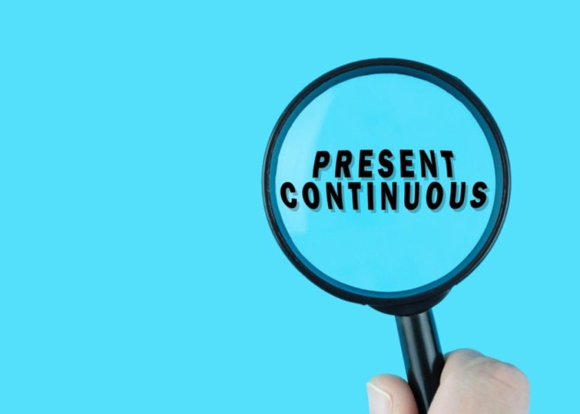 present continuous