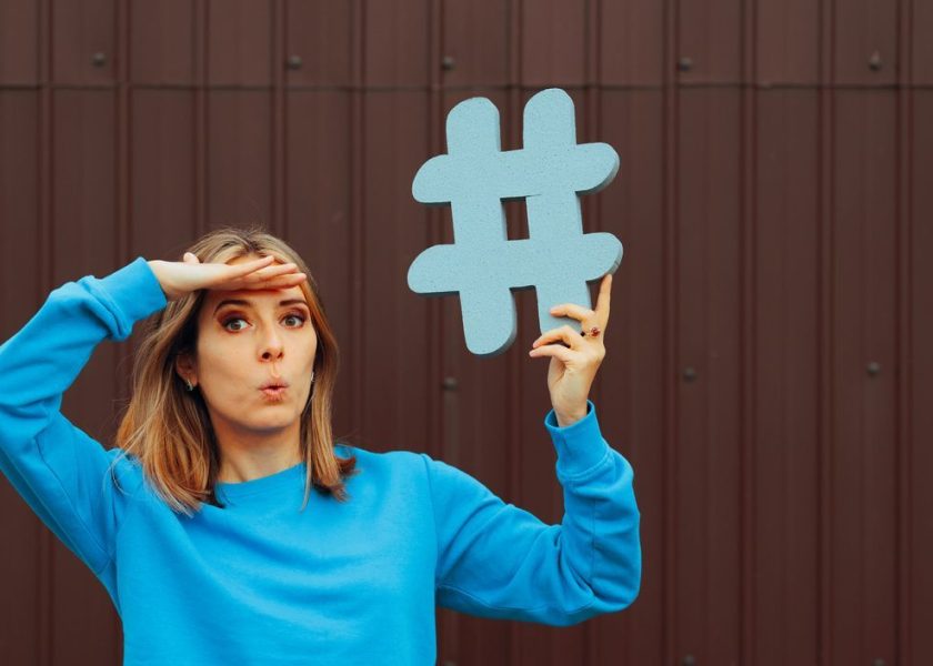 hashtag in inglese