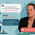 Émilie : "J’ai validé un niveau intermédiaire chez MyES"