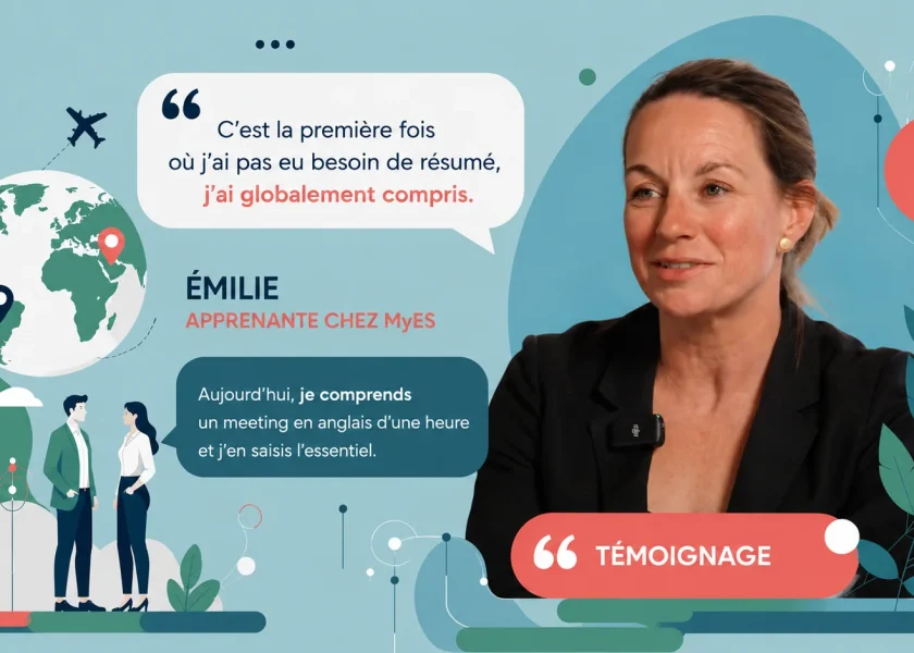 Reprendre des cours d’anglais chez MyES : témoignage d’Émilie
