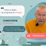 Christophe Prokopovic, apprenant chez MyES : "Aujourd'hui, je peux échanger pendant 10 à 15 minutes en anglais"