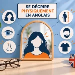 Se décrire physiquement en anglais : vocabulaire, exemples et modèles de textes